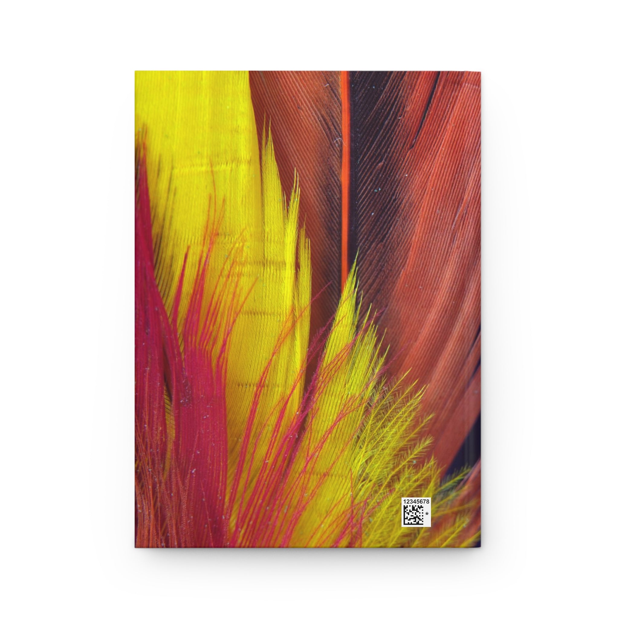 Bright Feathered Hardcover Journal Matte