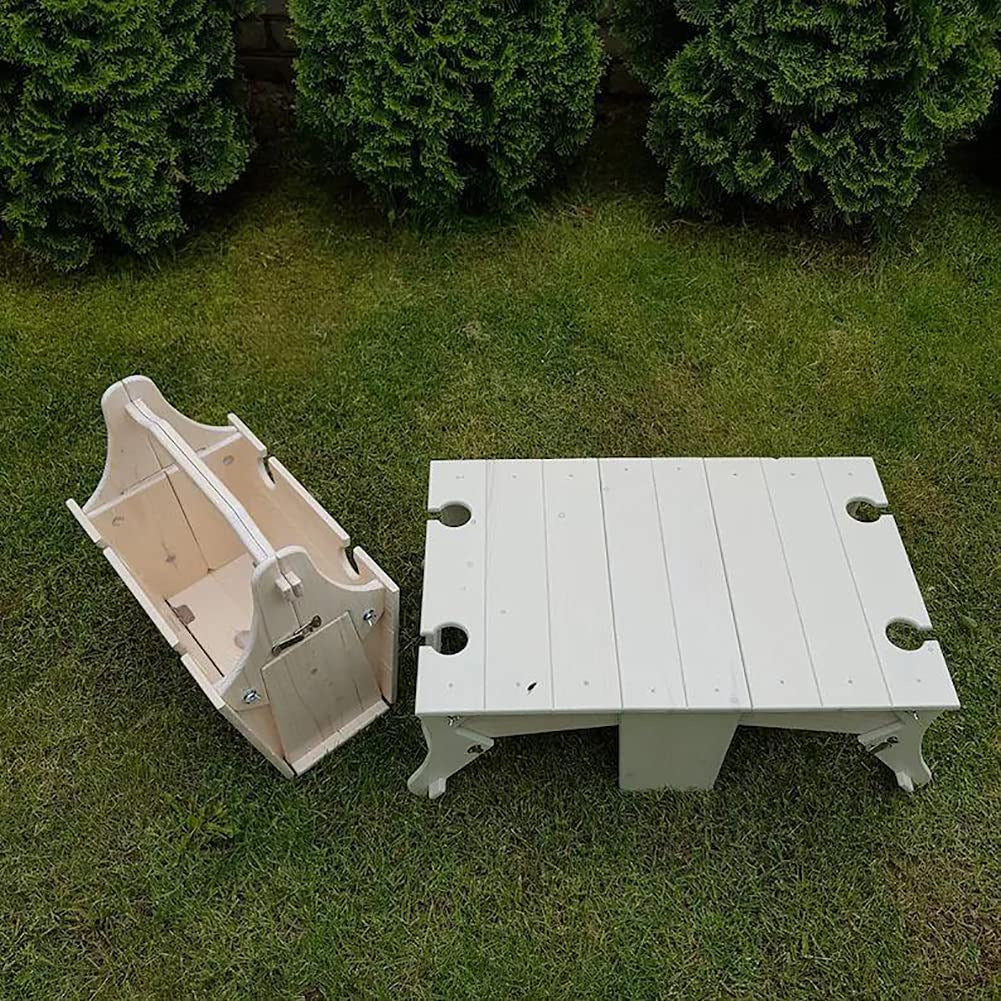 Folding Picnic Table 2 in1 Picnic Basket Converts to Picnic Table.