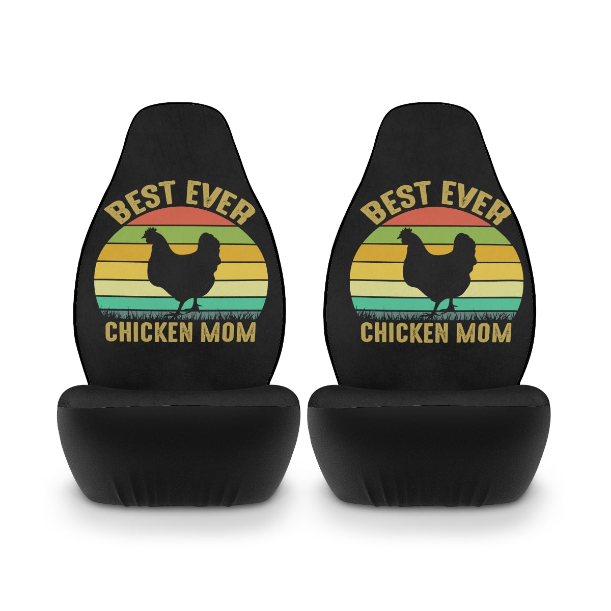 Best Ever Chicken Mom Polyester Car Seat Covers For Chicken Mom Gift For Her Chicken Lovers