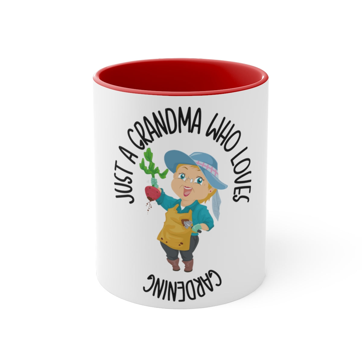 Grandma Garden Gift Just A Grandma That Loves Gardening 11 Ounce Coffee Mug or Tea Cup Gift for Grandma