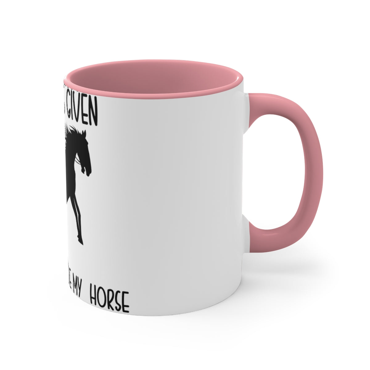 Cowgirl Gift Horse Lover Gift Zero F*cks Given Riding My Horse Accent Coffee Mug 11 ounce Coffee Mug Gift