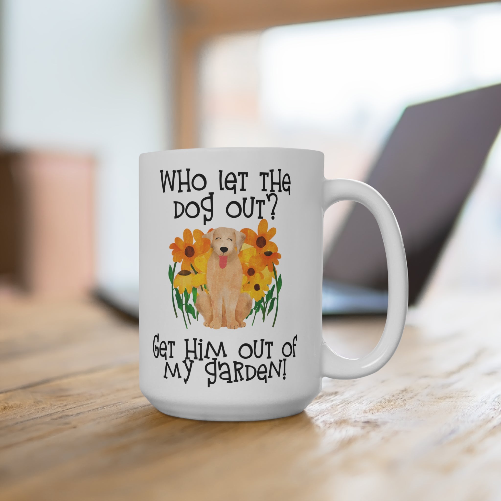 funny tea cup for dog lover