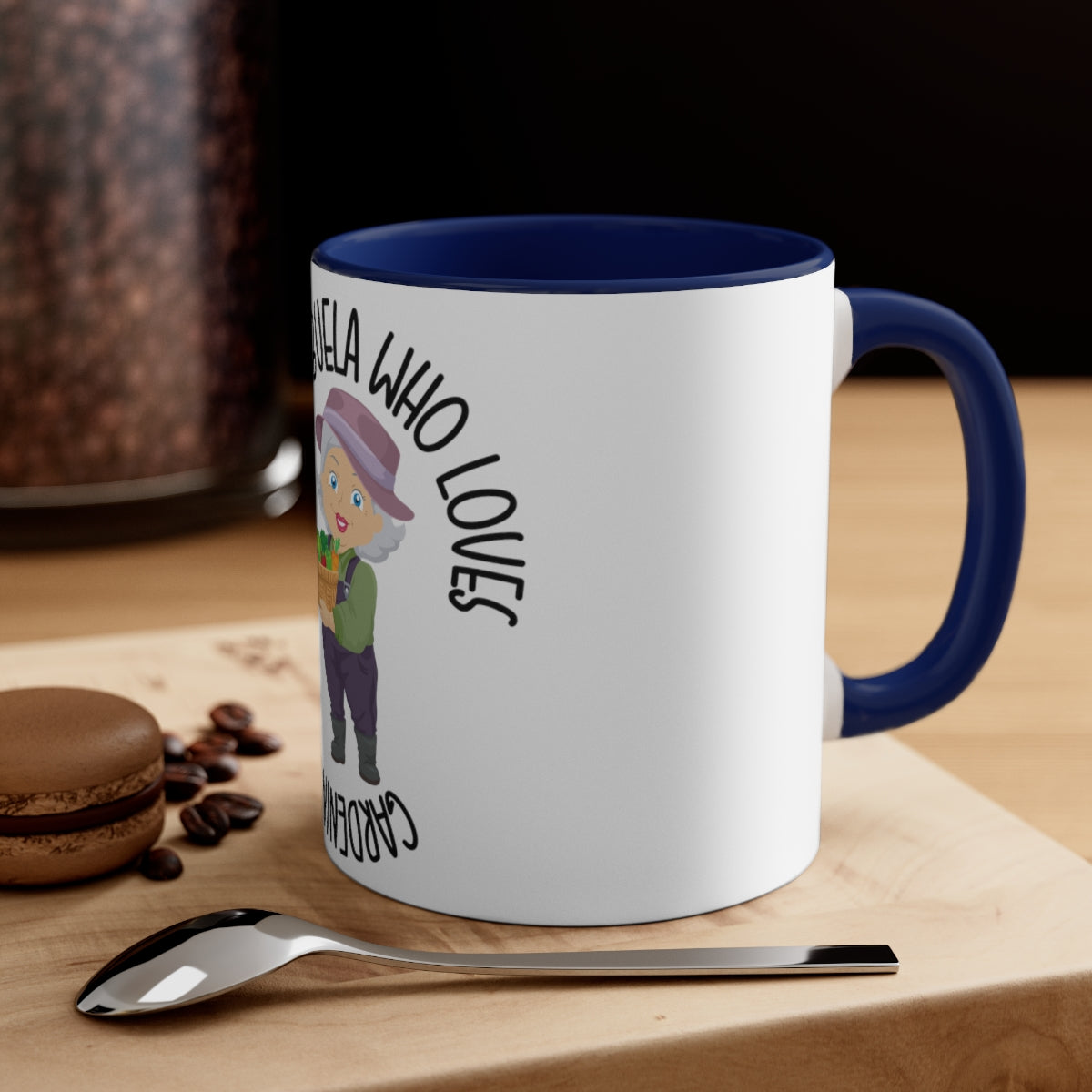 Abuela Gift For Her Just An Abuela Who Loves To Garden Coffee Mug 11 ounce Tea Cup Gift for Abuela