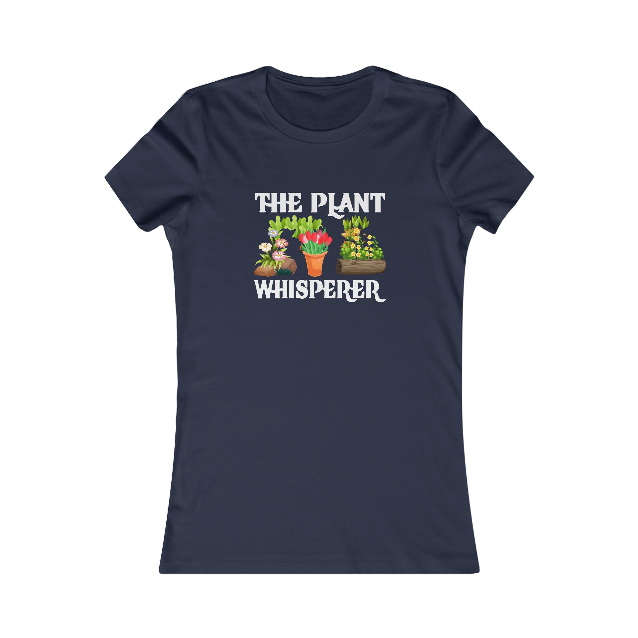 Garden Plant Whisper Cotton T-Shirt Gardening Shirt Gift For Her