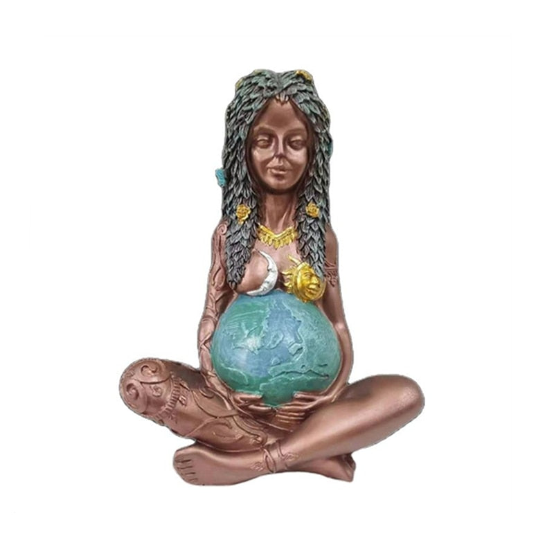 Mother of the Earth Three-dimensional Statue  Gaia Statue of Goddess of Art Mother of the Earth