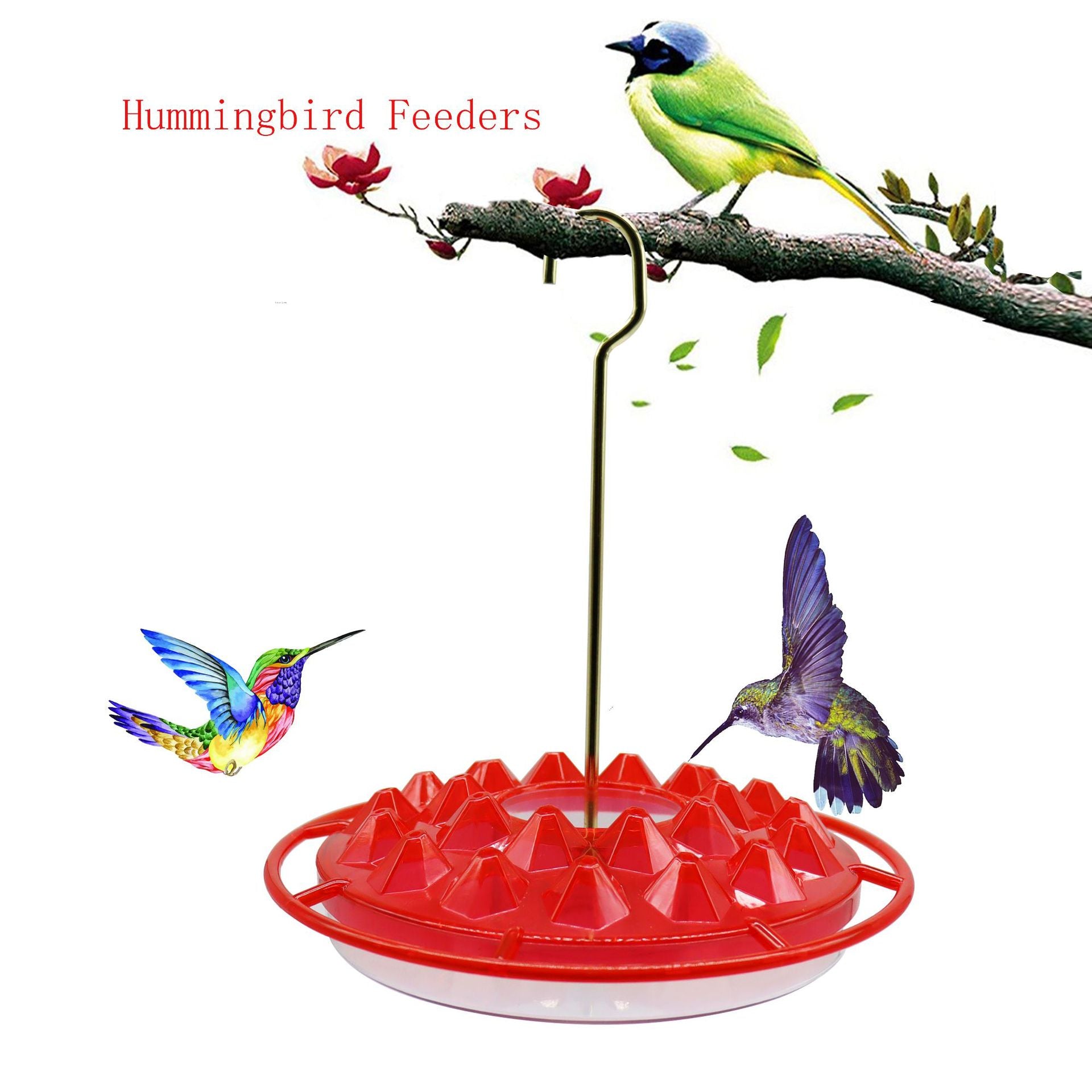 Hummingbird Feeder with Resting Bar and Ant Mote Perfect for your Hummingbird friends..