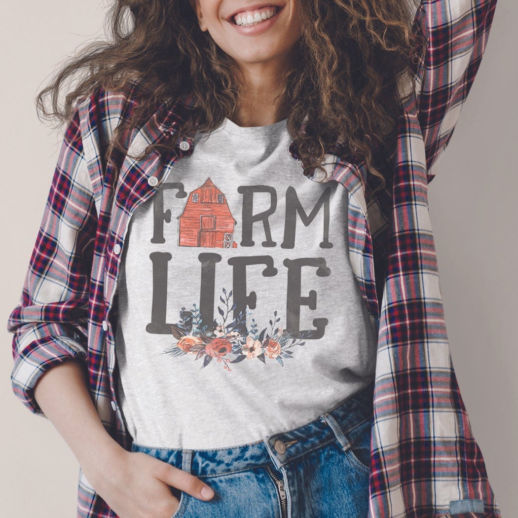 Farm Life Graphic T-Shirt.