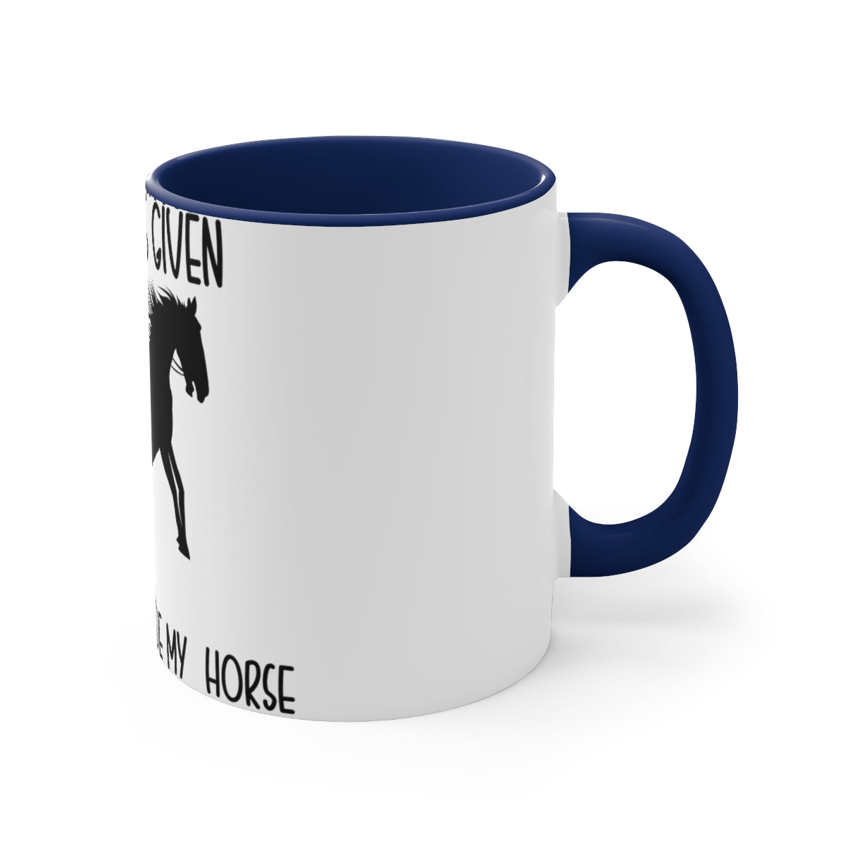 Cowgirl Gift Horse Lover Gift Zero F*cks Given Riding My Horse Accent Coffee Mug 11 ounce Coffee Mug Gift
