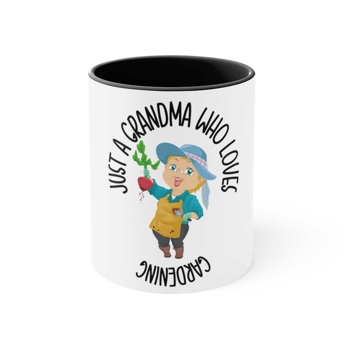 Grandma Garden Gift Just A Grandma That Loves Gardening 11 Ounce Coffee Mug or Tea Cup Gift for Grandma