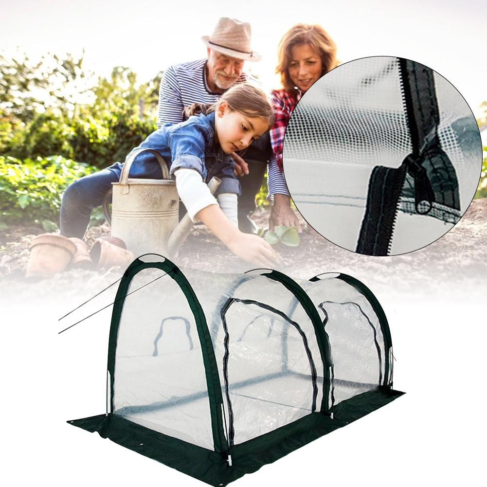 Mini Foldable Greenhouse Mini Pop Up Grow House Garden Indoor Outdoor Backyard Protector Portable Gardening Plant Shelter.