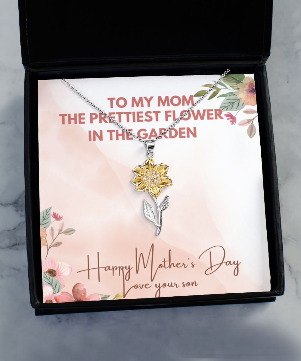 To Mom From Son Mother's Day Necklace Mother Son Gift | Mom Gift from Son, Mother and Son, Mom Necklace from Son